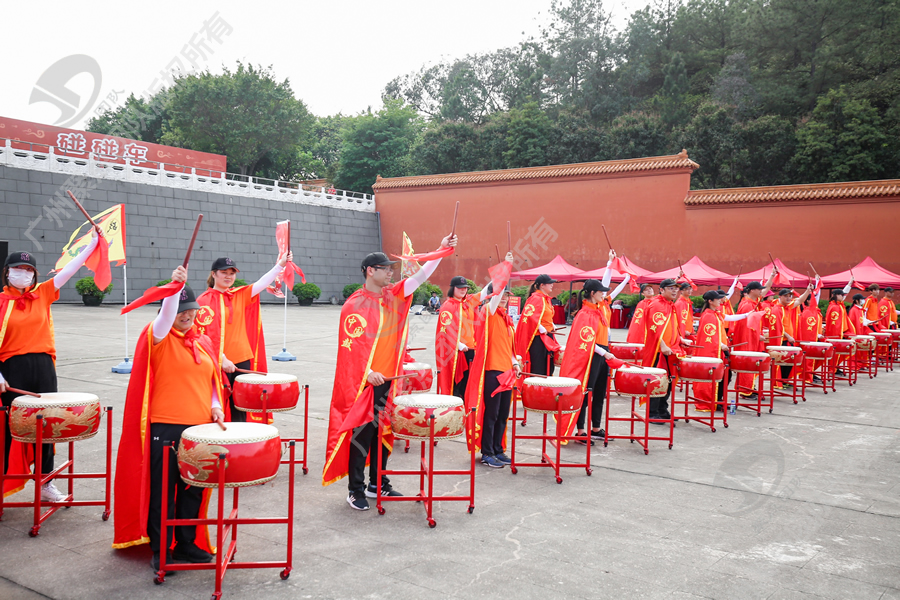中国鼓团建图片